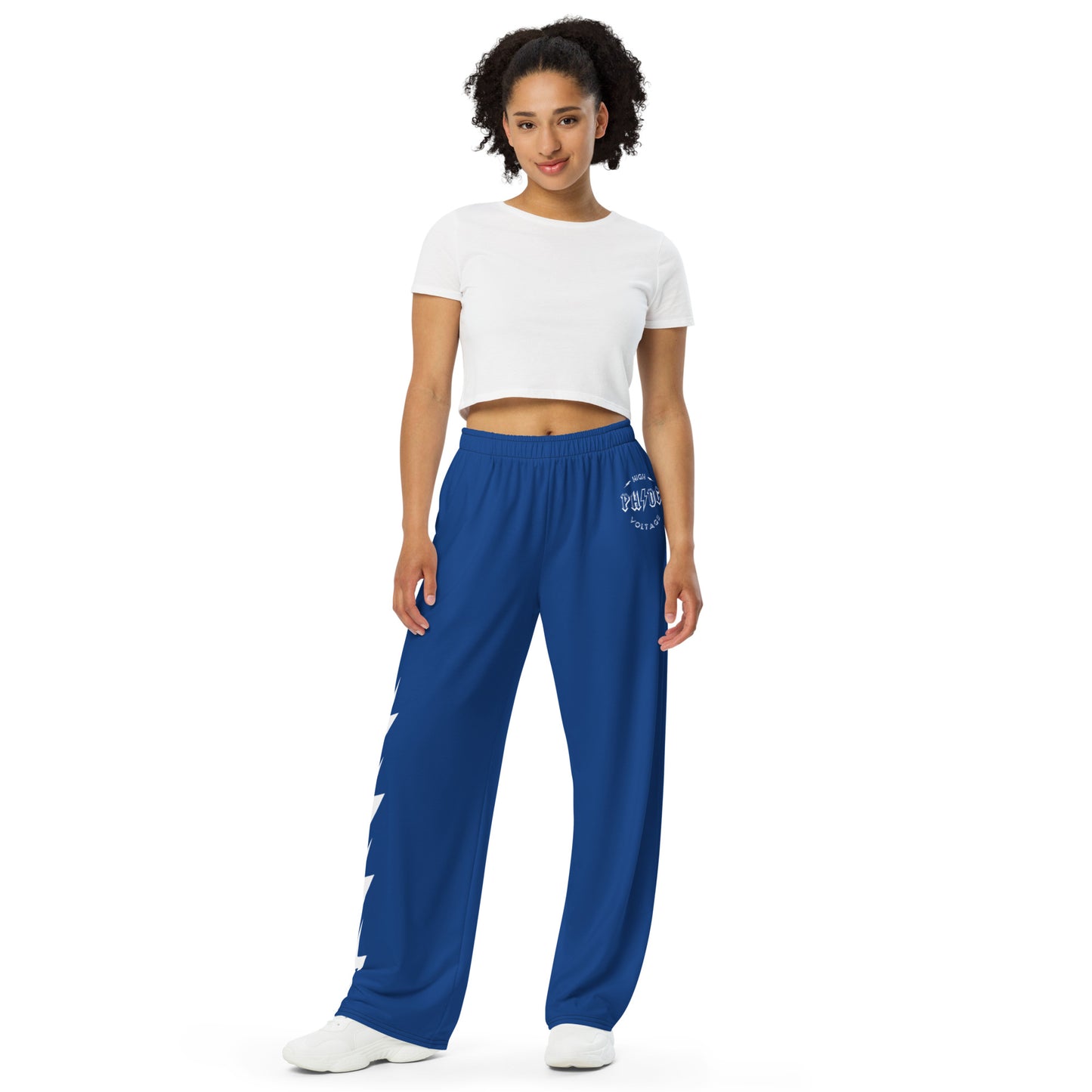Lightning Bolt Wide-Leg Pants