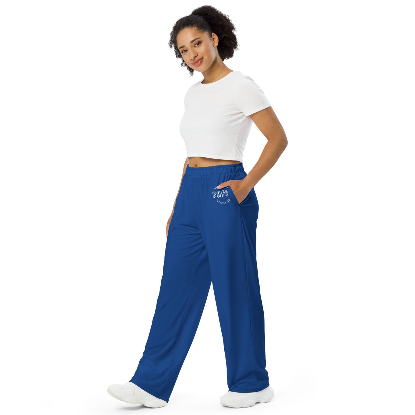 Lightning Bolt Wide-Leg Pants