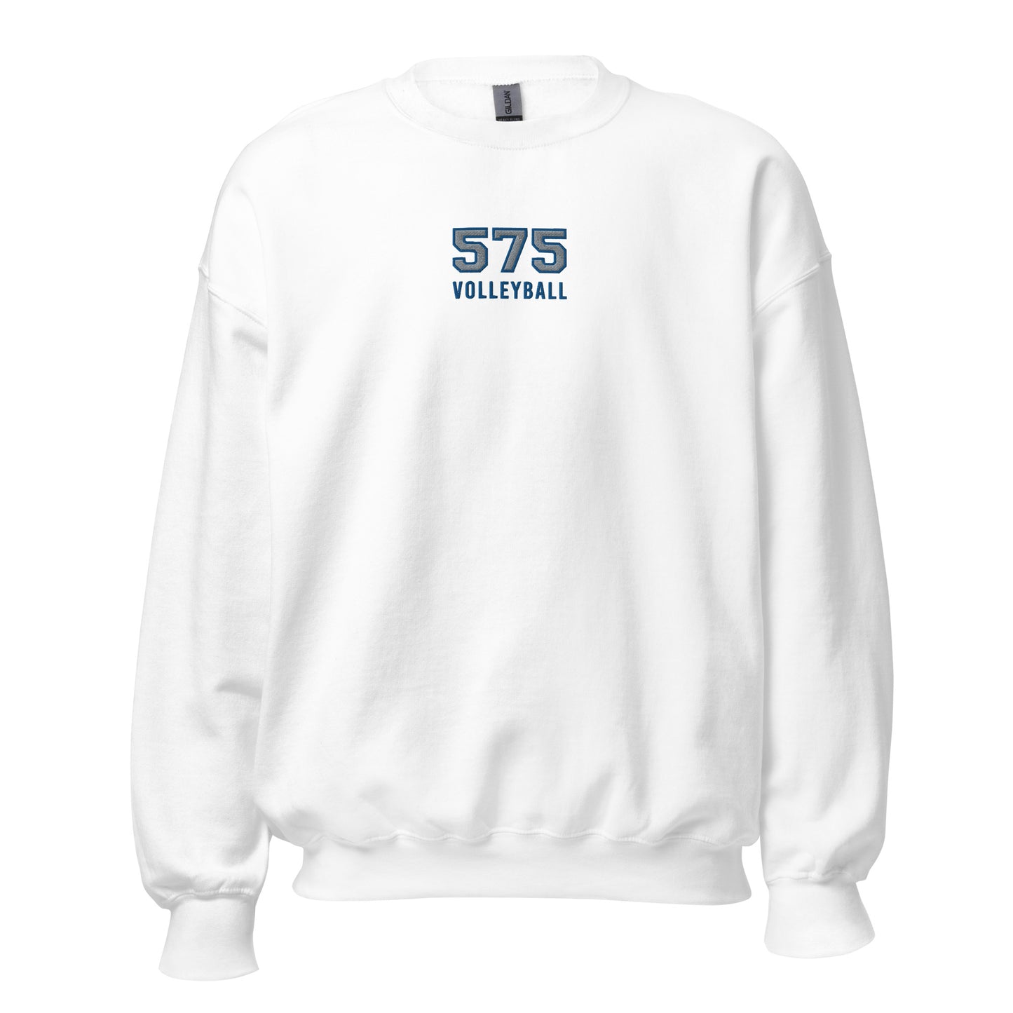 Embroidered White Sweatshirt
