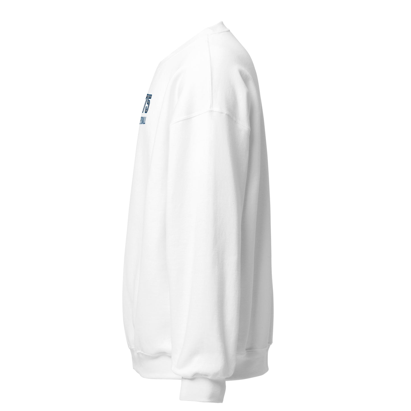 Embroidered White Sweatshirt