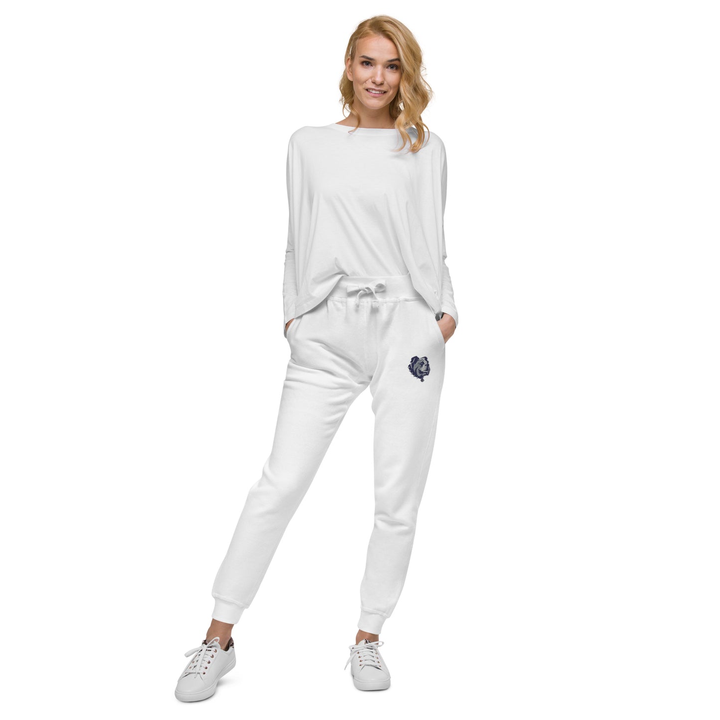 Hoya Dog Embroidered Joggers