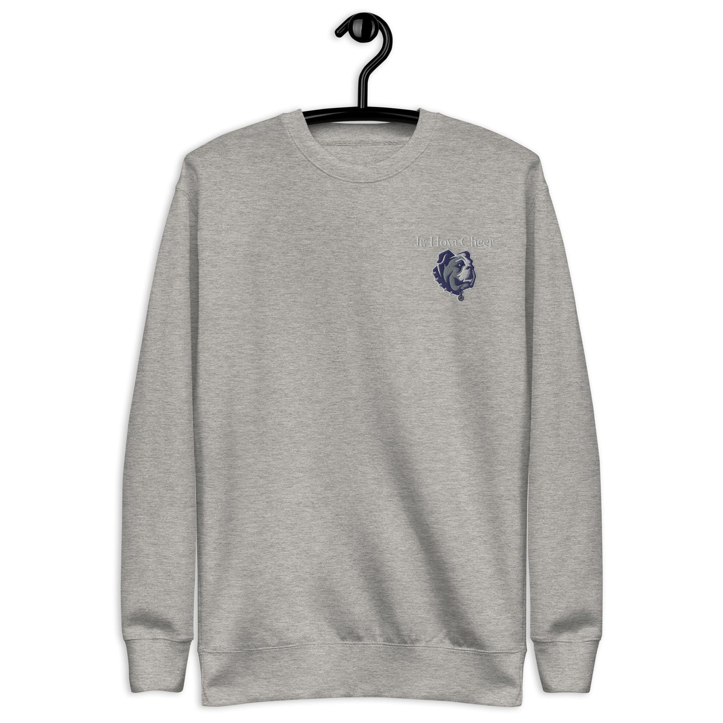 Embroidered Jr. Hoya Cheer - Premium Sweatshirt