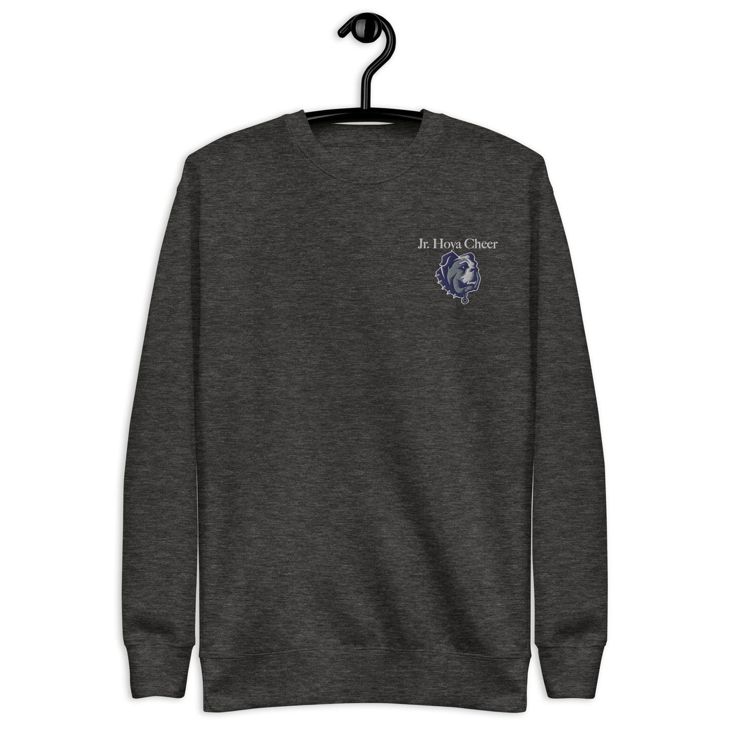 Embroidered Jr. Hoya Cheer - Premium Sweatshirt
