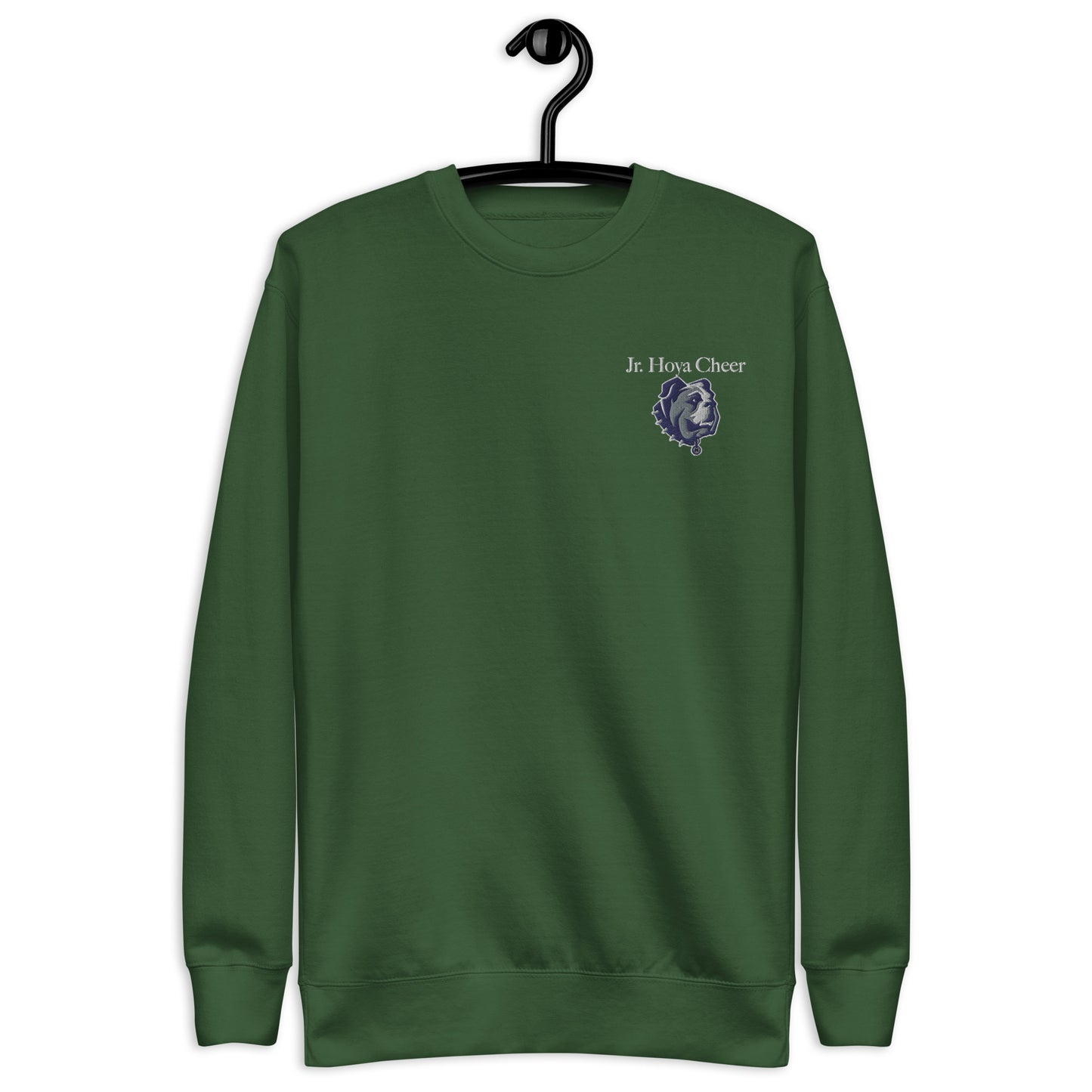 Embroidered Jr. Hoya Cheer - Premium Sweatshirt