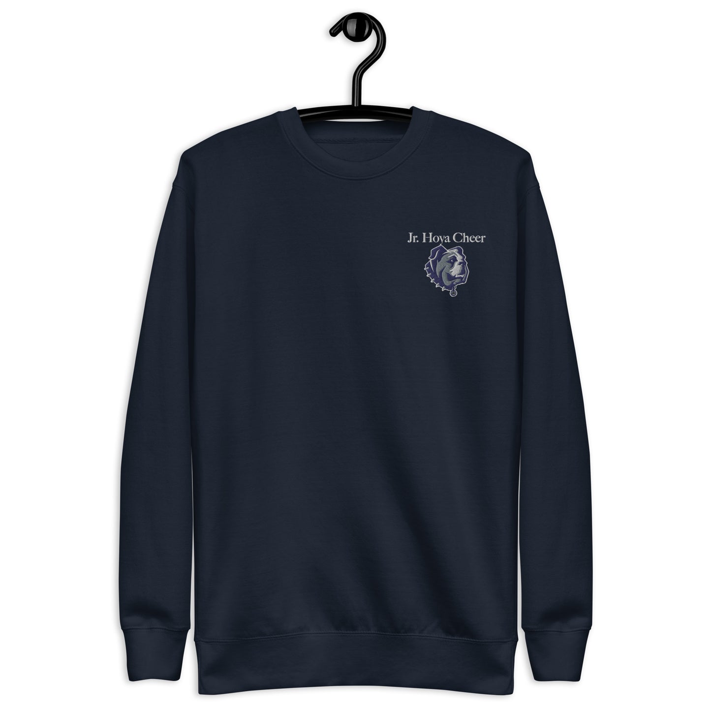 Embroidered Jr. Hoya Cheer - Premium Sweatshirt