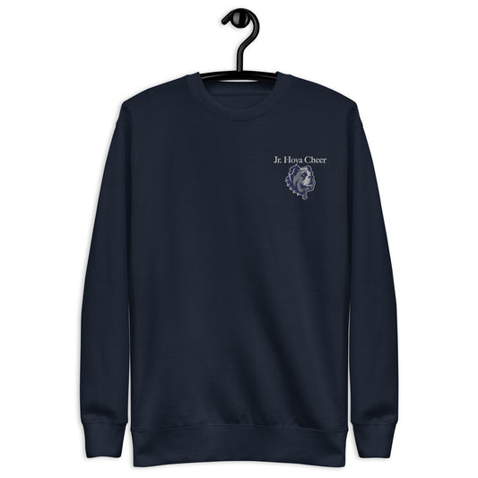 Adult Jr. Hoya Cheer Embroidered Sweatshirt